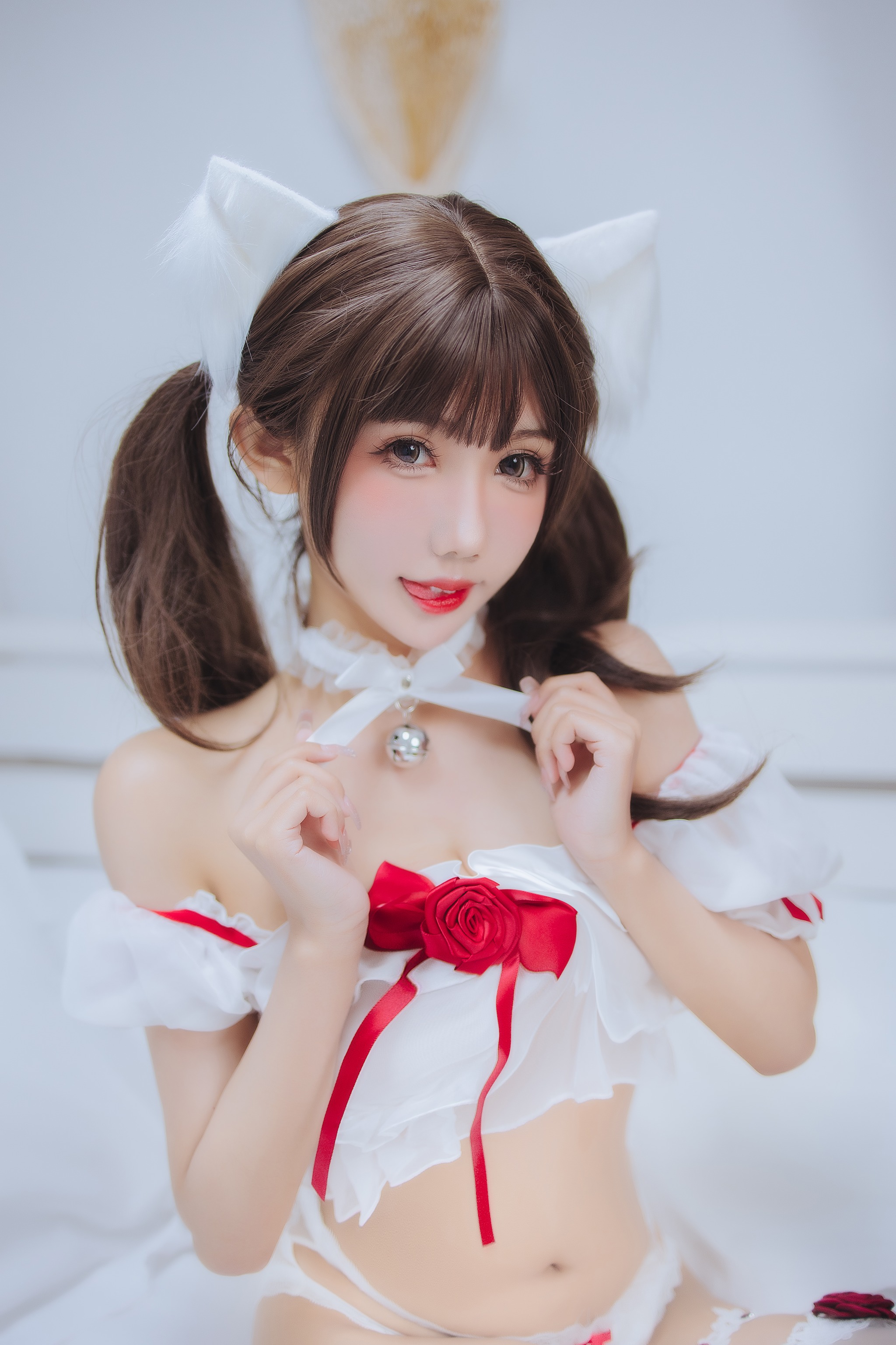 仙女月 - NO.018 白猫少女[50P]-XikXak